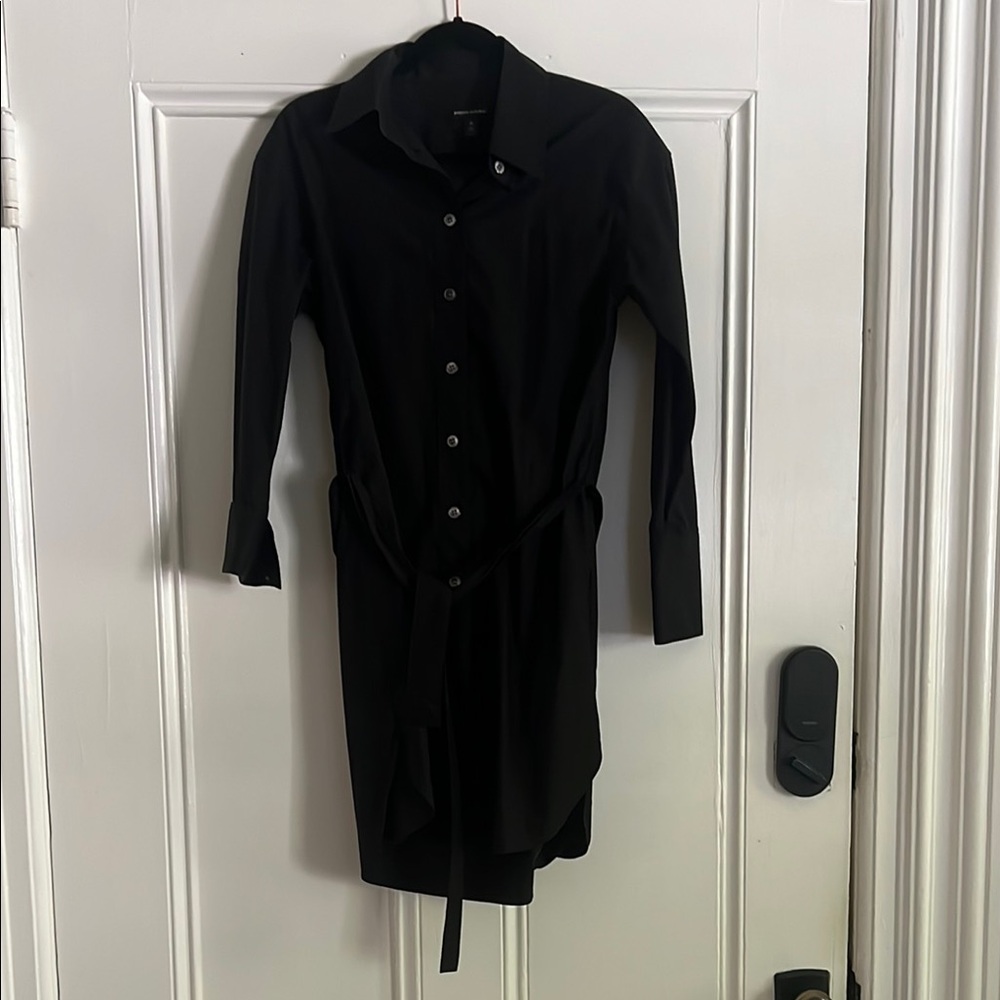 Banana Republic Black Shirt Dress